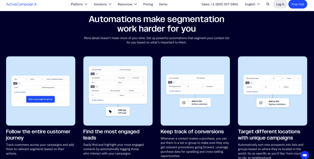 ActiveCampaign vs Mailchimp: activecampaign automation